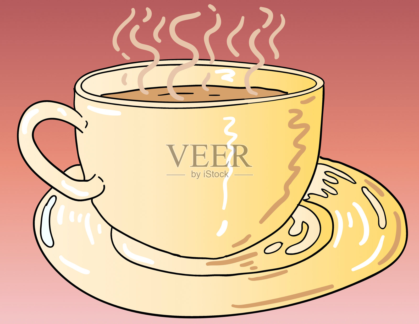 咖啡插画图片素材