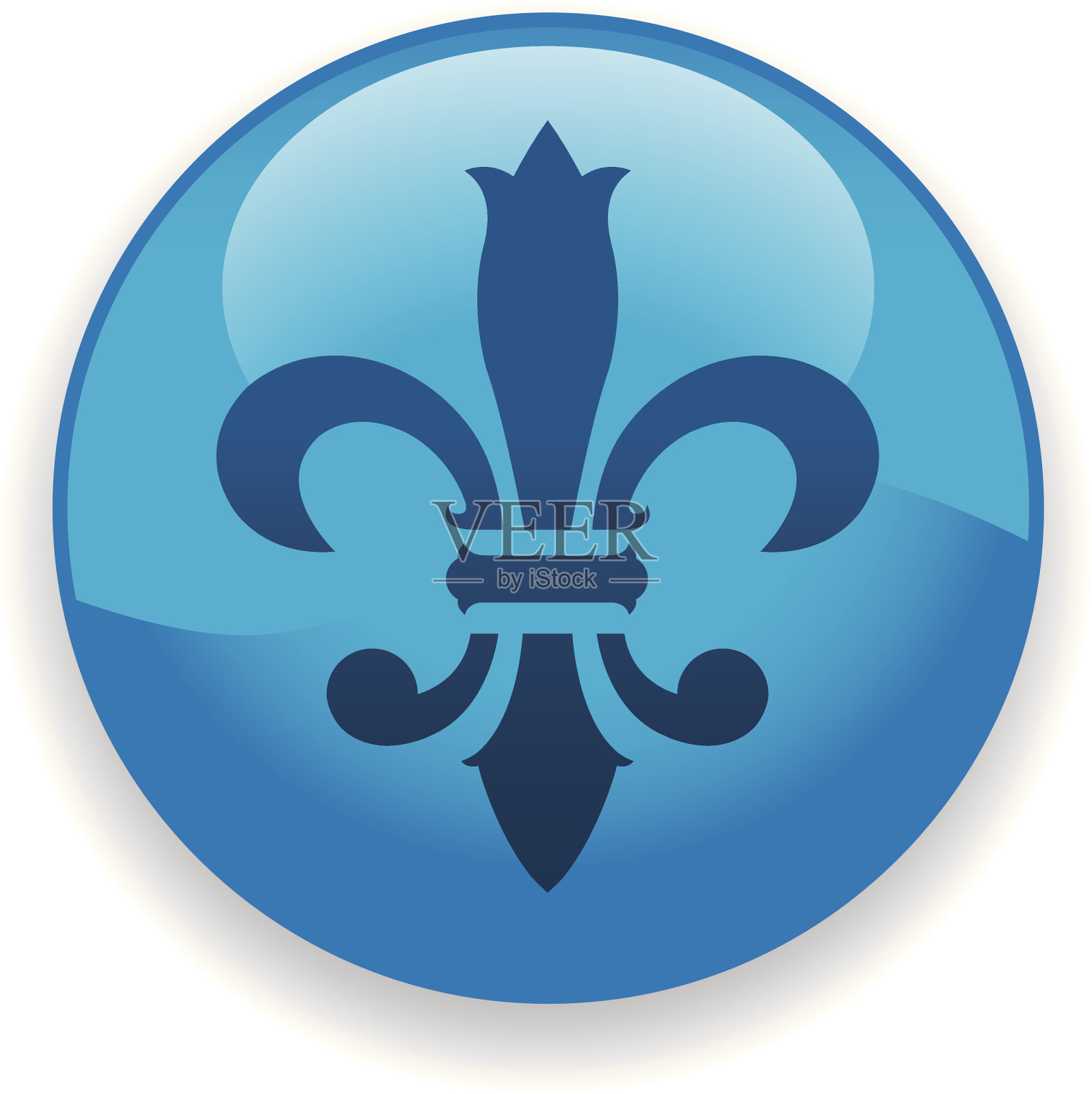 百合花插画图片素材