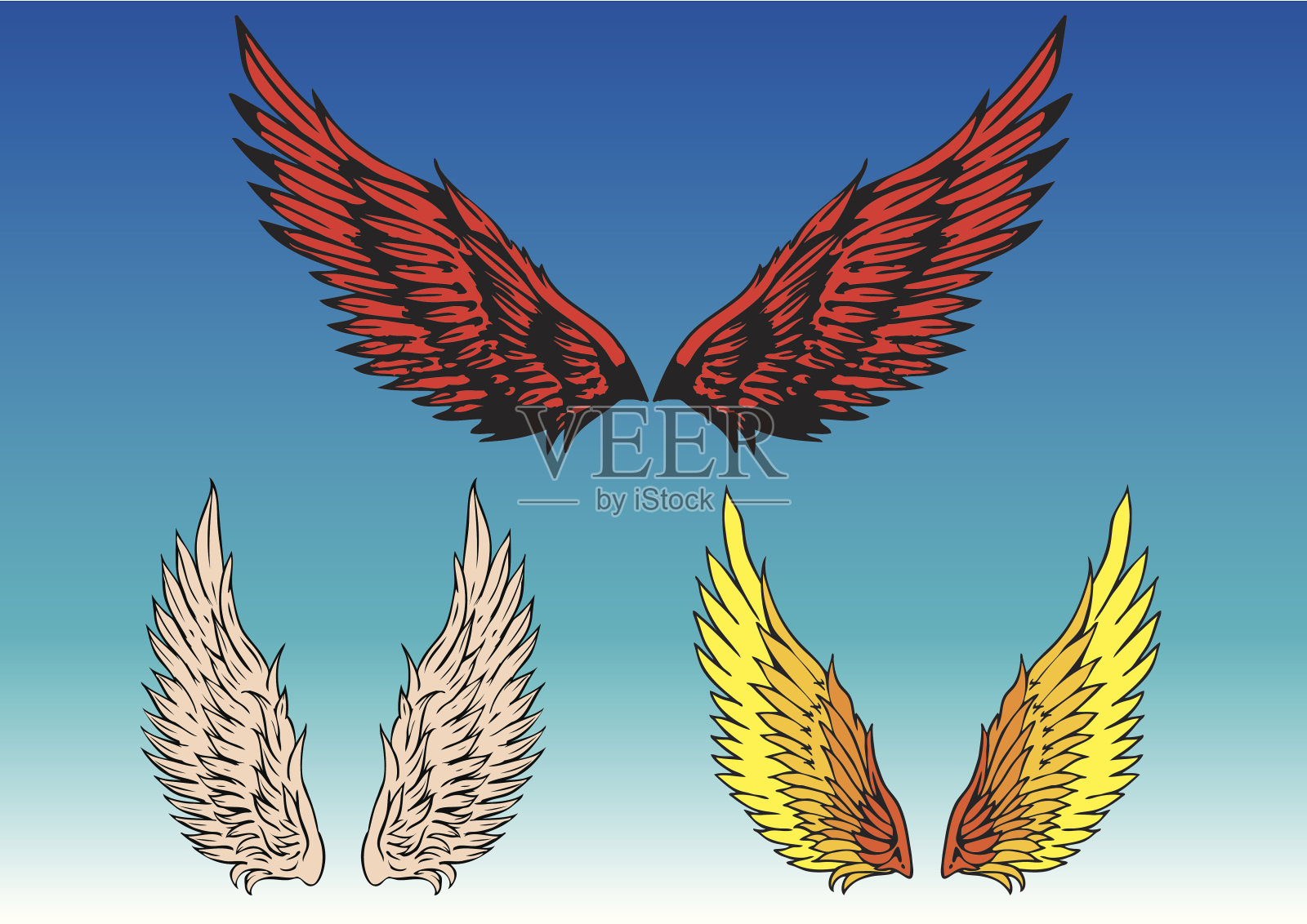 刺痛插画图片素材