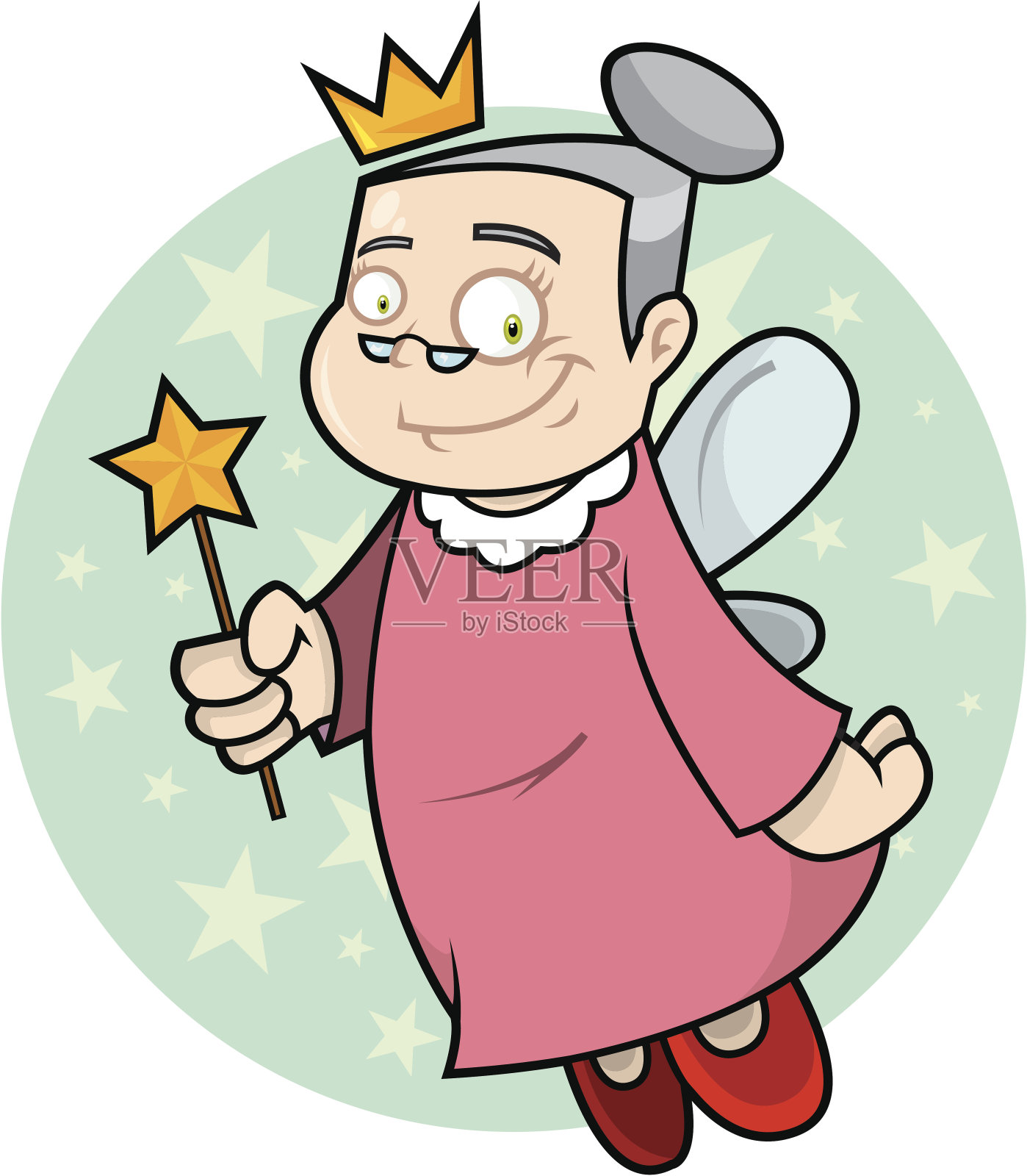 仙女教母设计元素图片