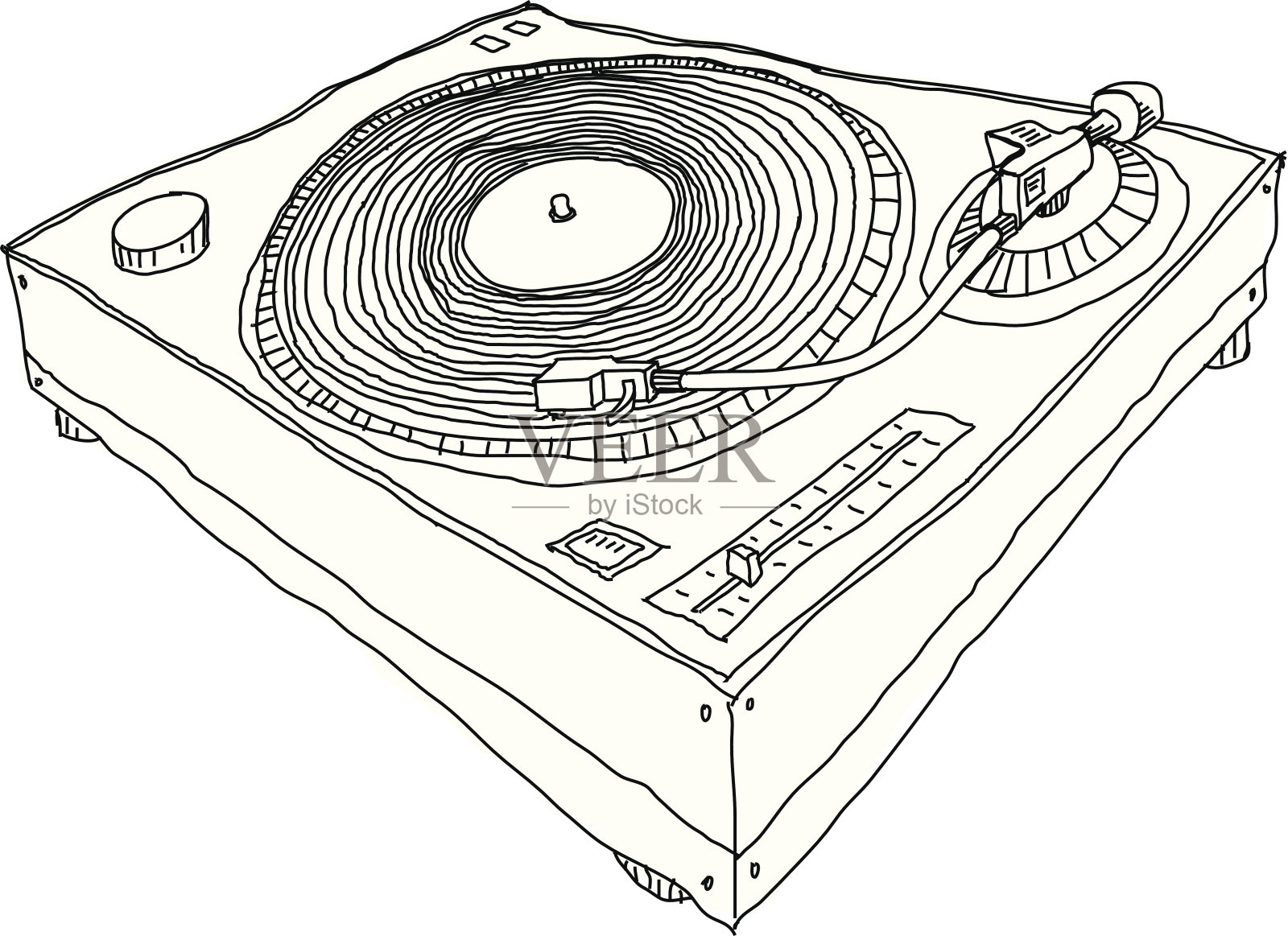 转盘插画图片素材