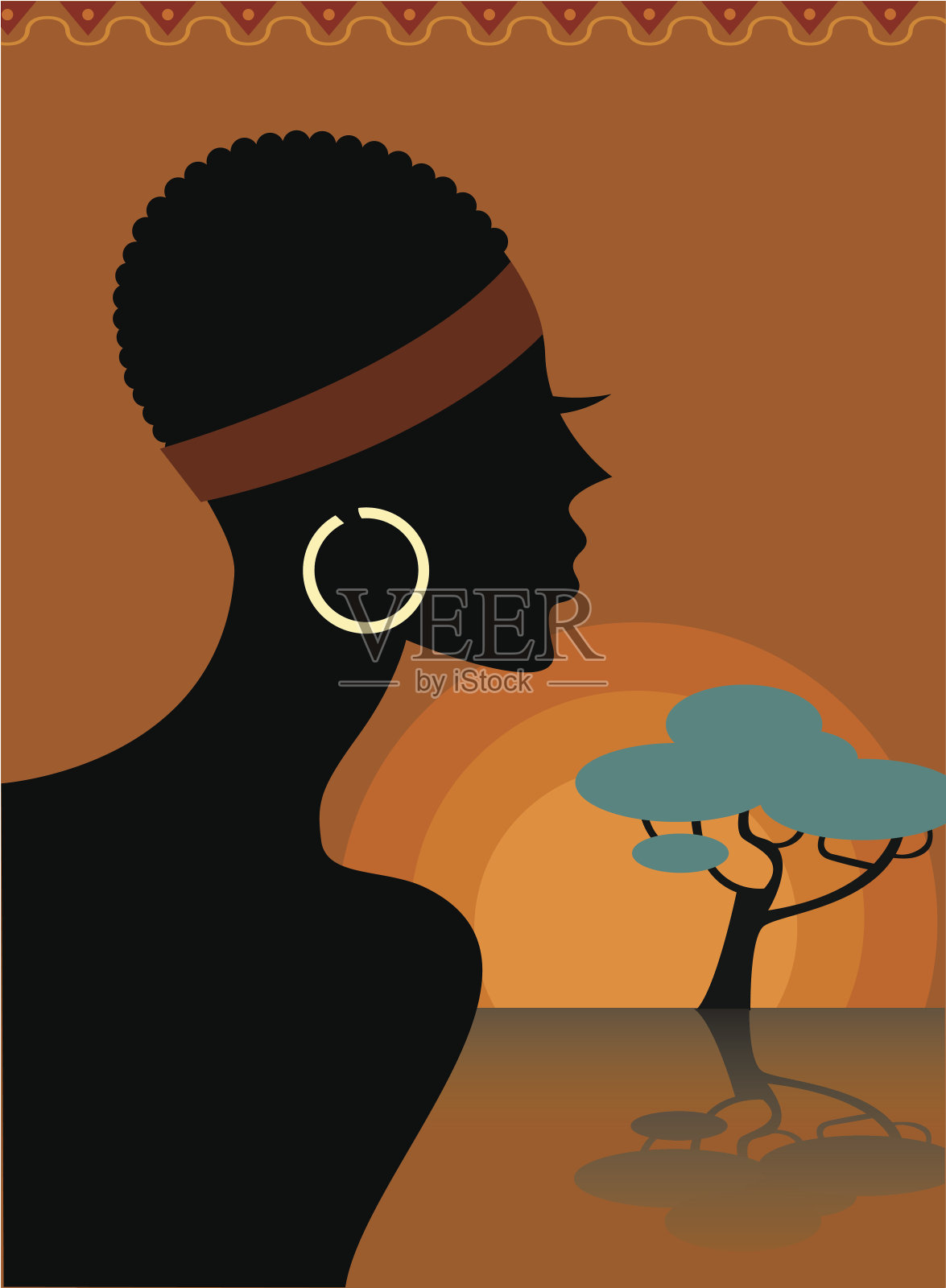 非洲精神设计模板素材