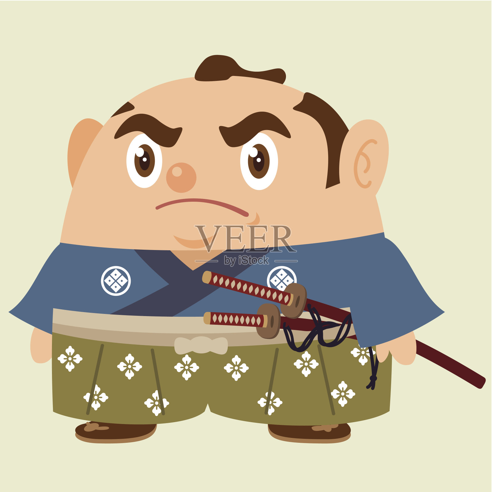 武士设计元素图片