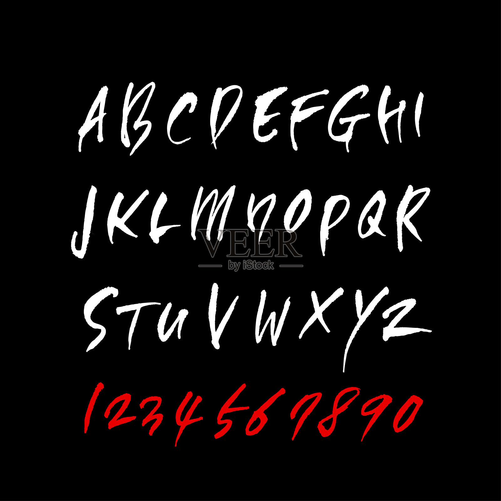 矢量字体插画图片素材