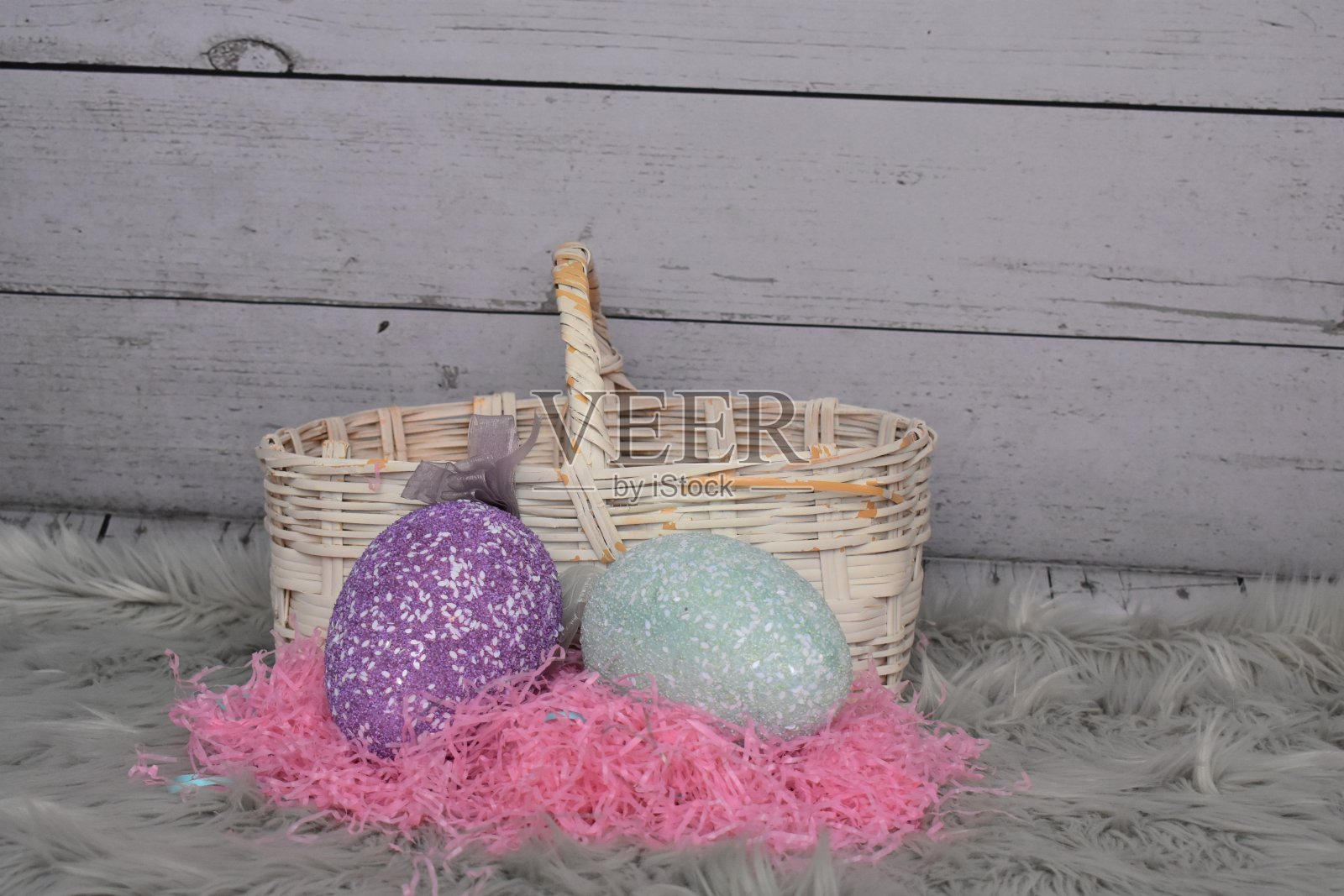 复活节篮子背景或墙纸照片摄影图片