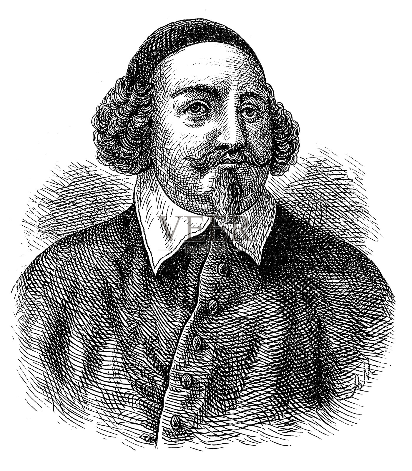 朱利奥·阿尔贝罗尼是西班牙菲利普五世时期的一位意大利红衣主教和政治家插画图片素材