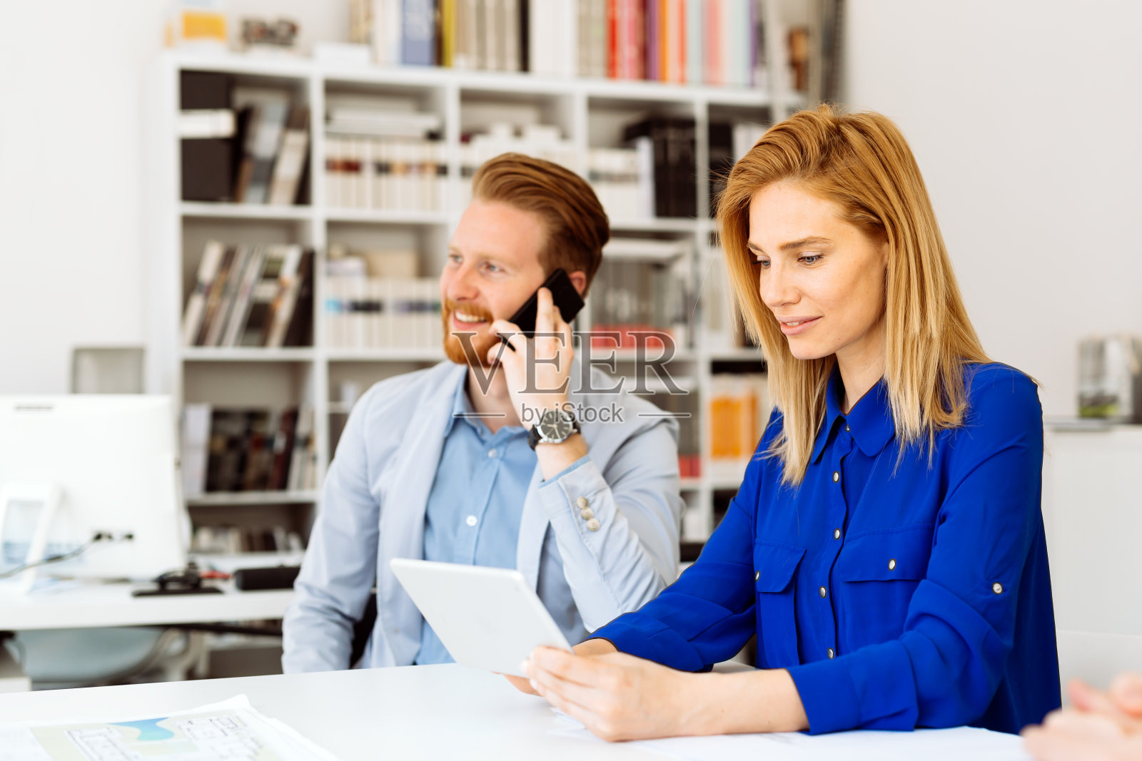 成功的女商人，公司首席执行官照片摄影图片