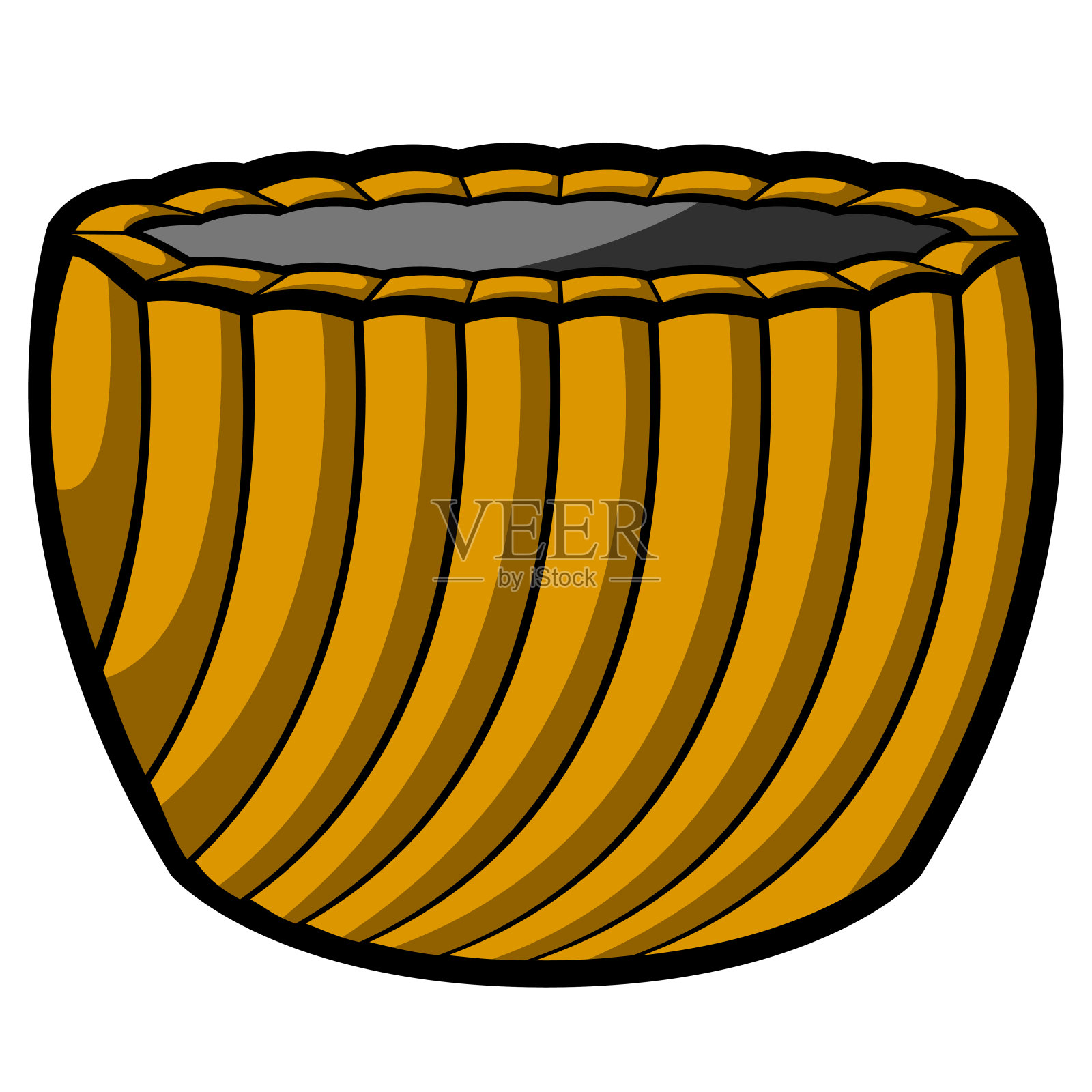 空花盆图标设计元素图片