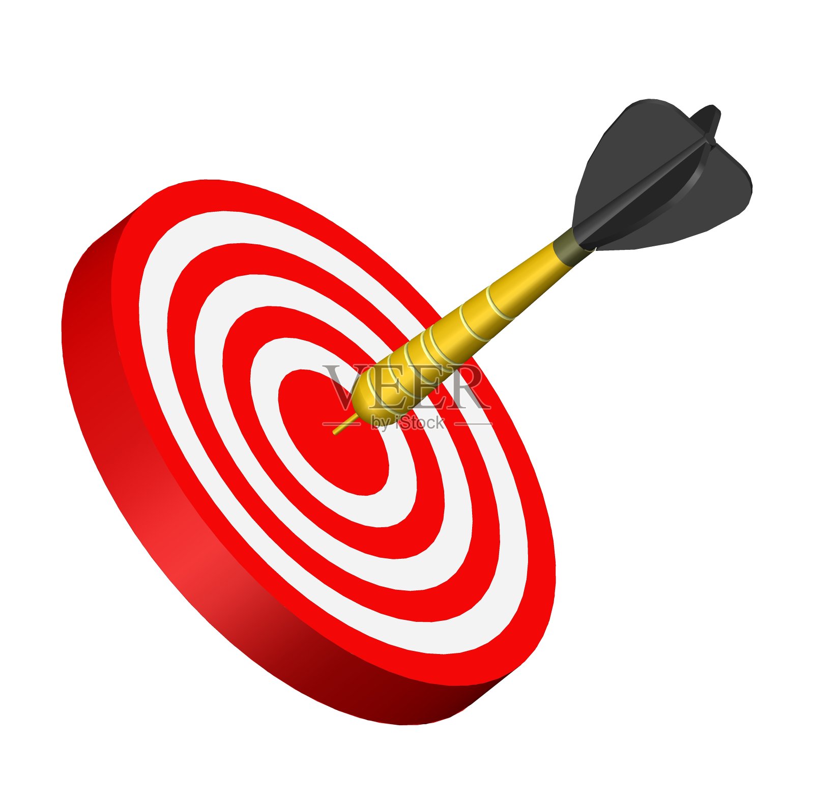 目标与箭——成功的经营理念照片摄影图片