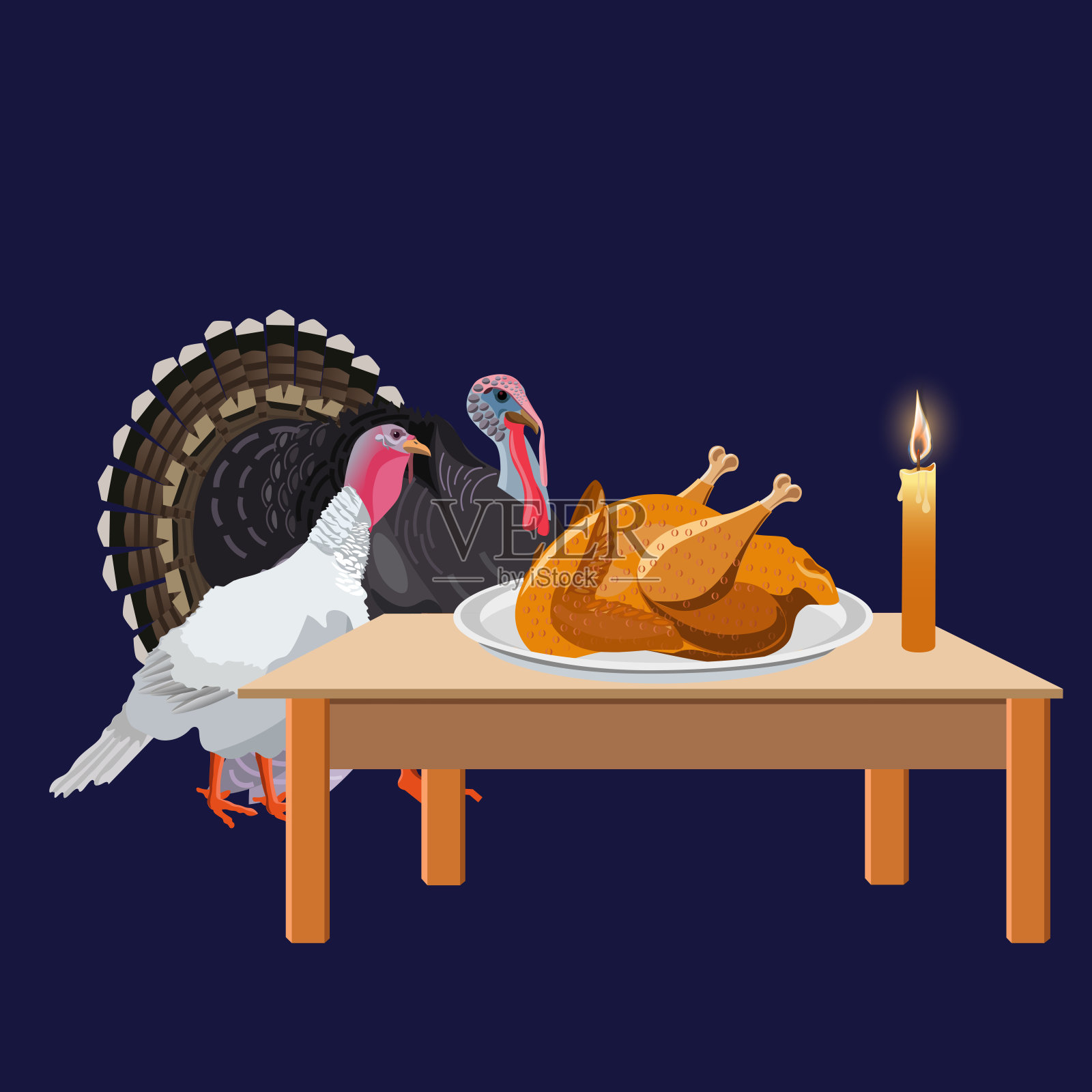 圣诞节食品合集插画图片素材