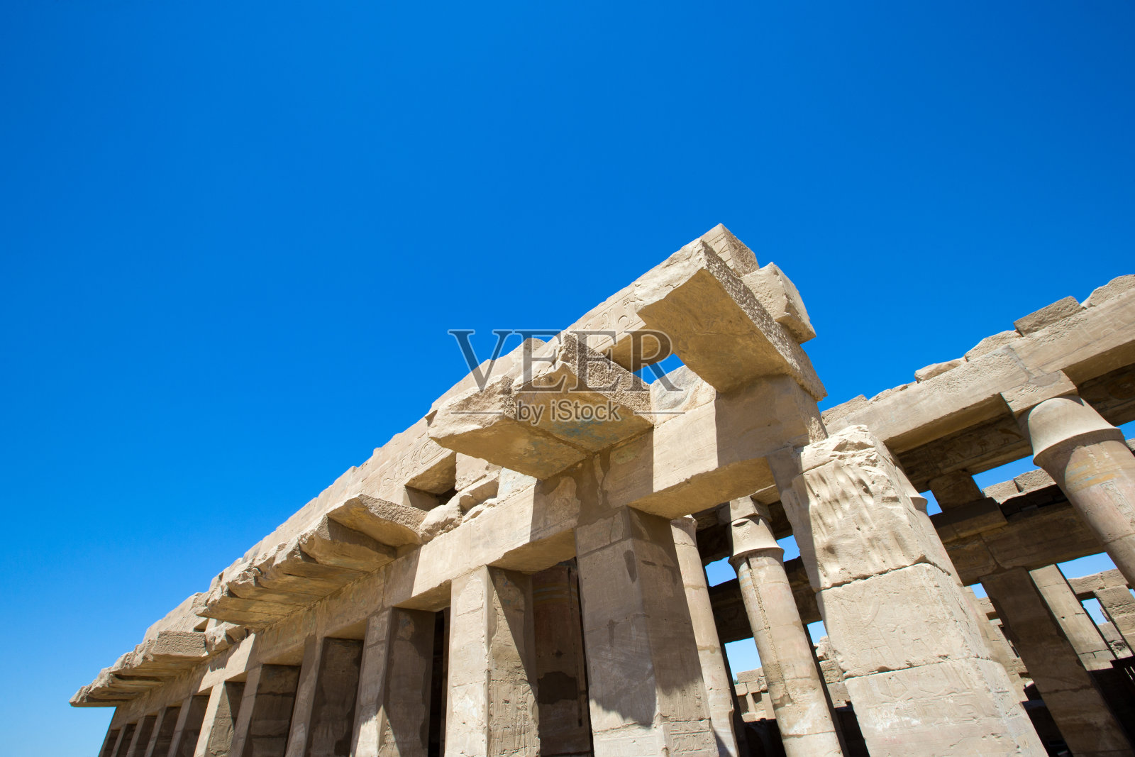 古埃及卡纳克神庙遗址照片摄影图片