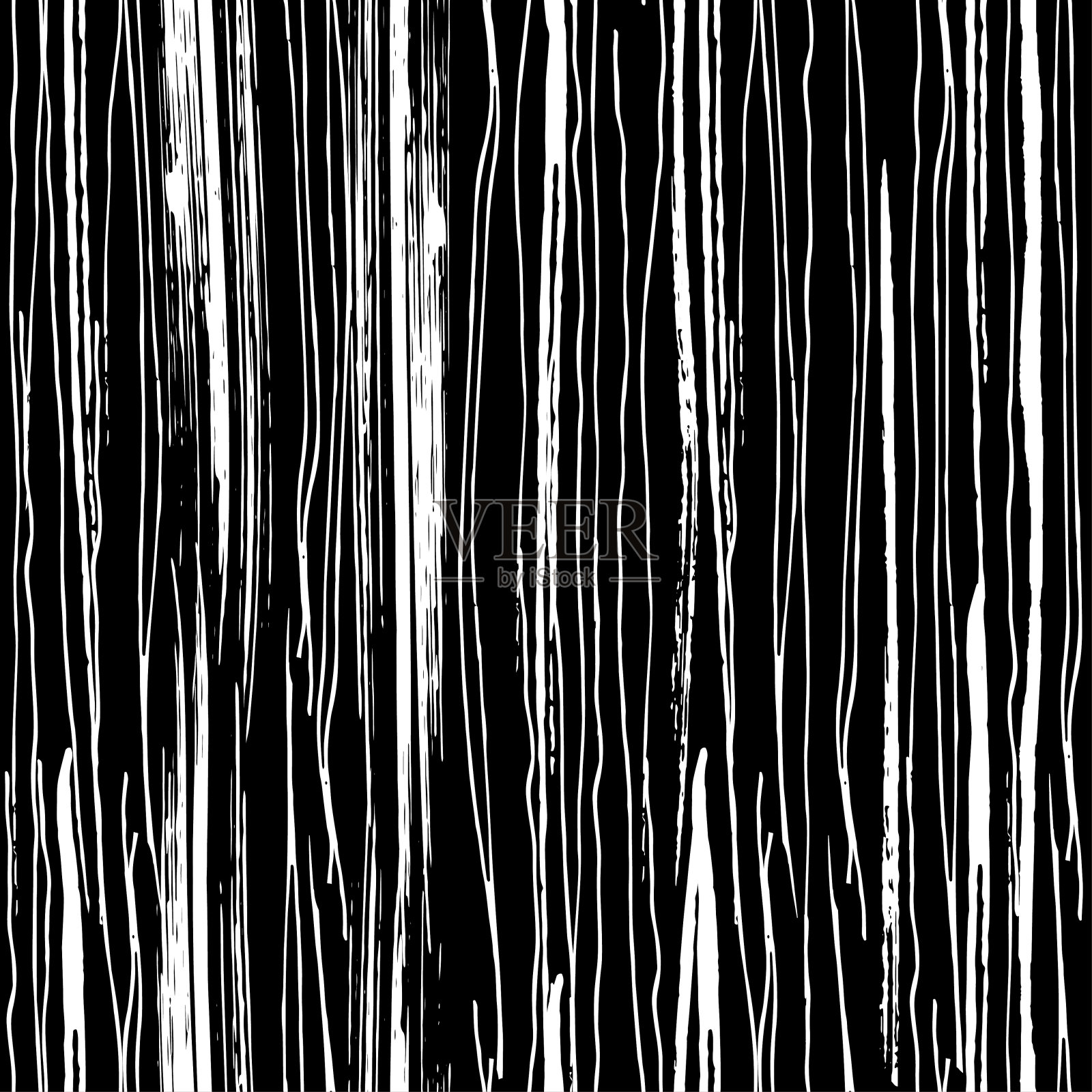 矢量垃圾无缝纹理的垂直手绘墨水线。插画图片素材