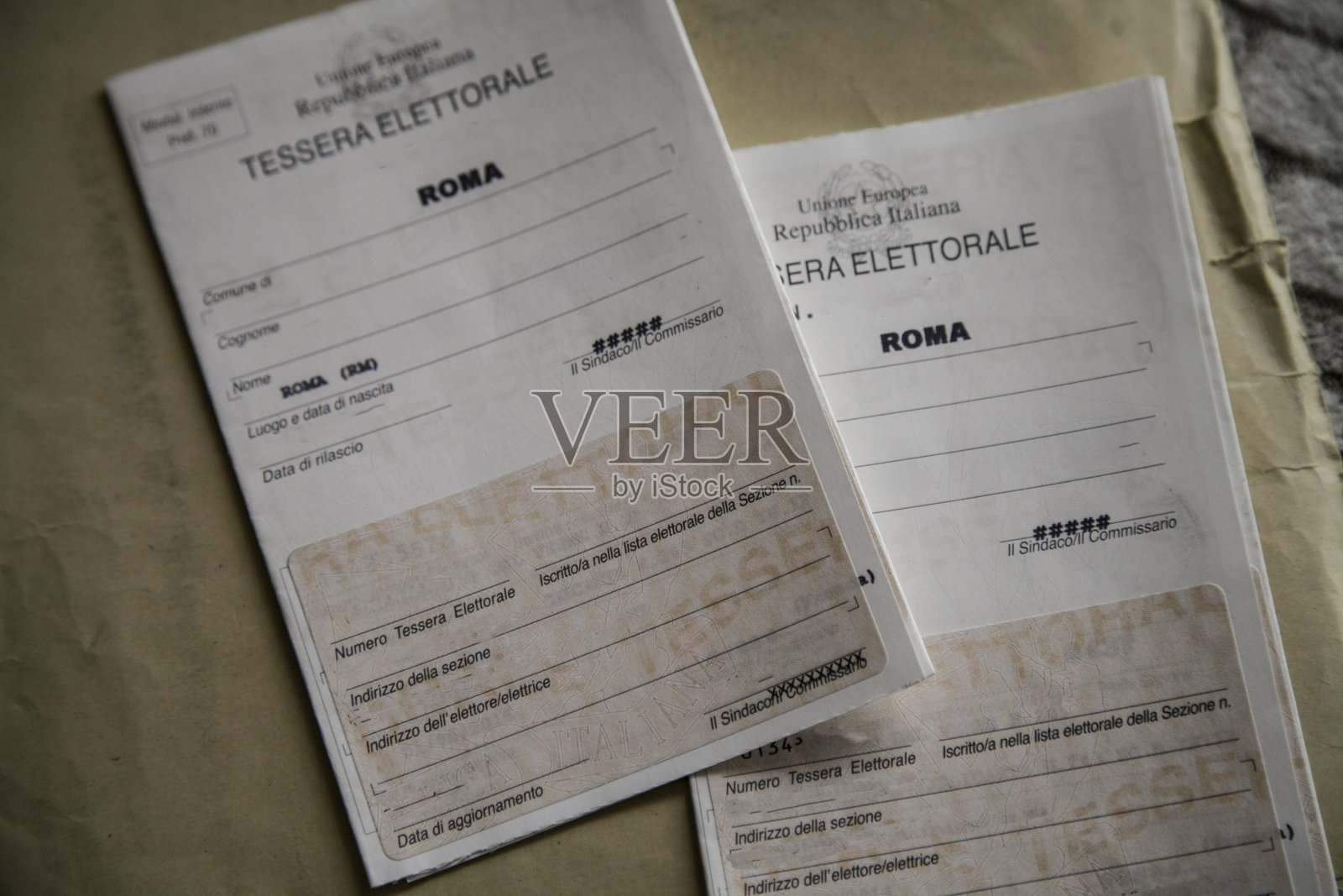 选举卡，2018年意大利选举照片摄影图片