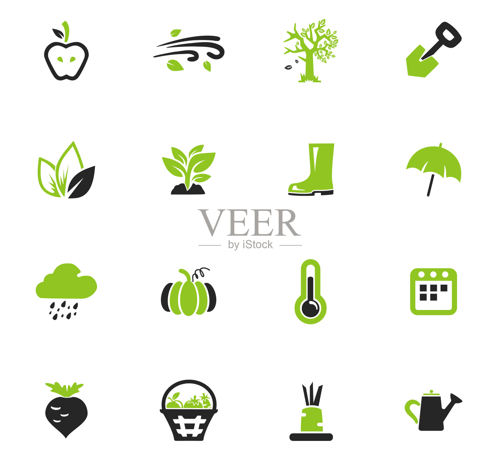 秋天的图标集图标素材