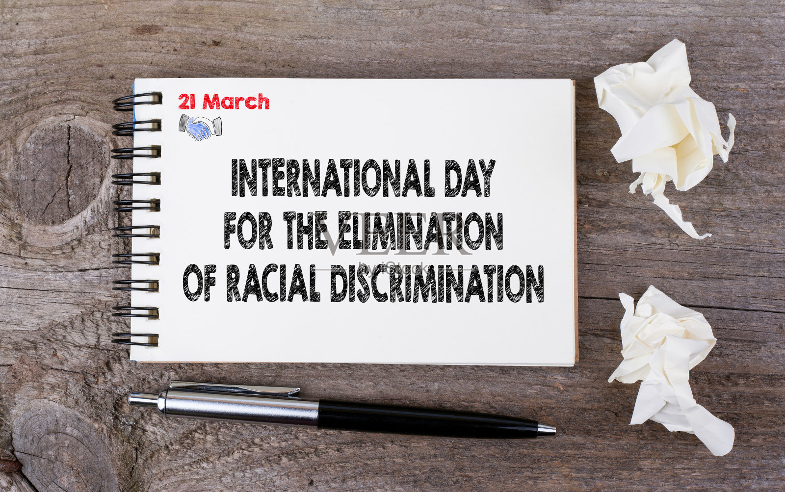 消除种族歧视国际日，3月21日照片摄影图片