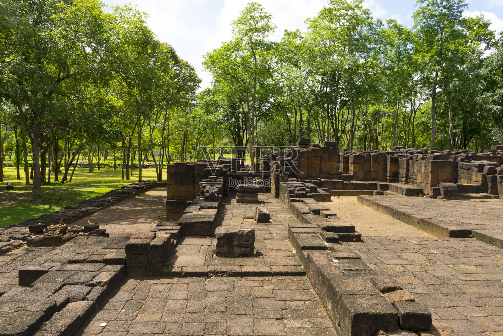 北碧府的Prasat Muang Sing历史公园照片摄影图片