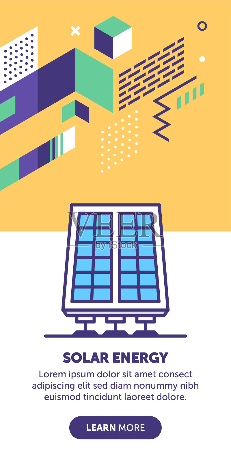 太阳能的横幅插画图片素材