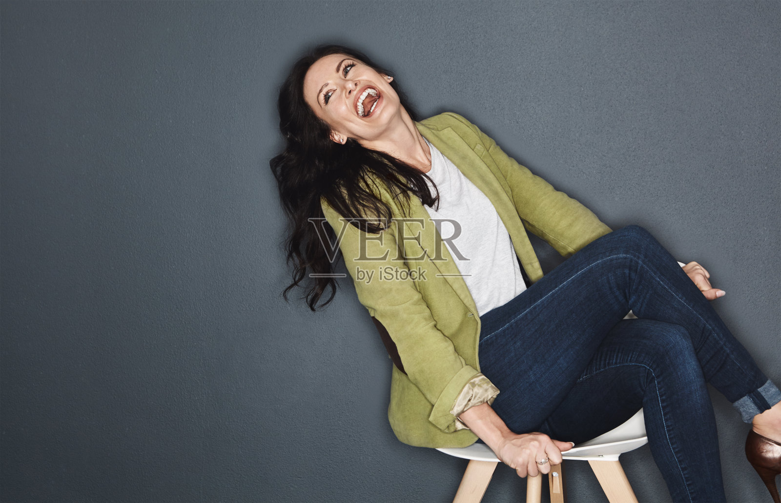 一旦成功属于你，享受它照片摄影图片