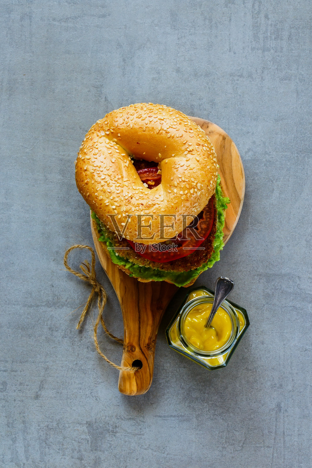 美味的素食三明治照片摄影图片