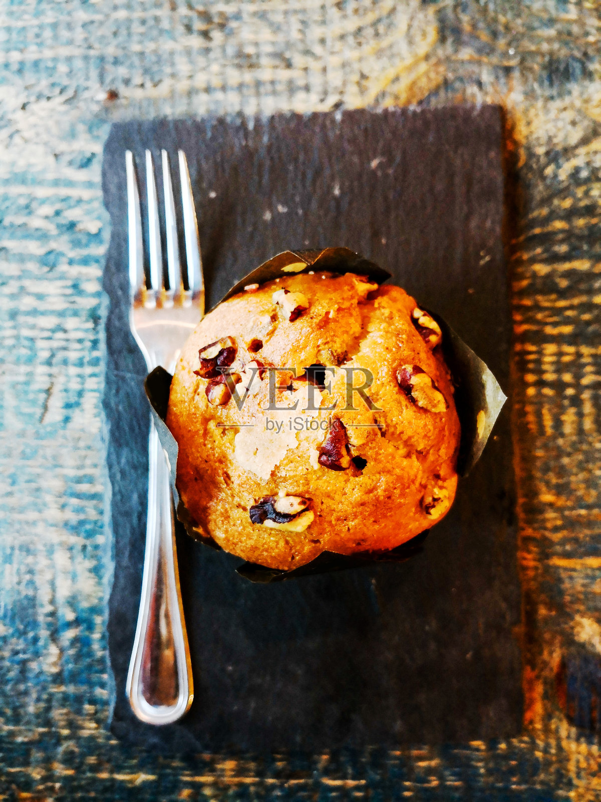 美味的自制松饼照片摄影图片