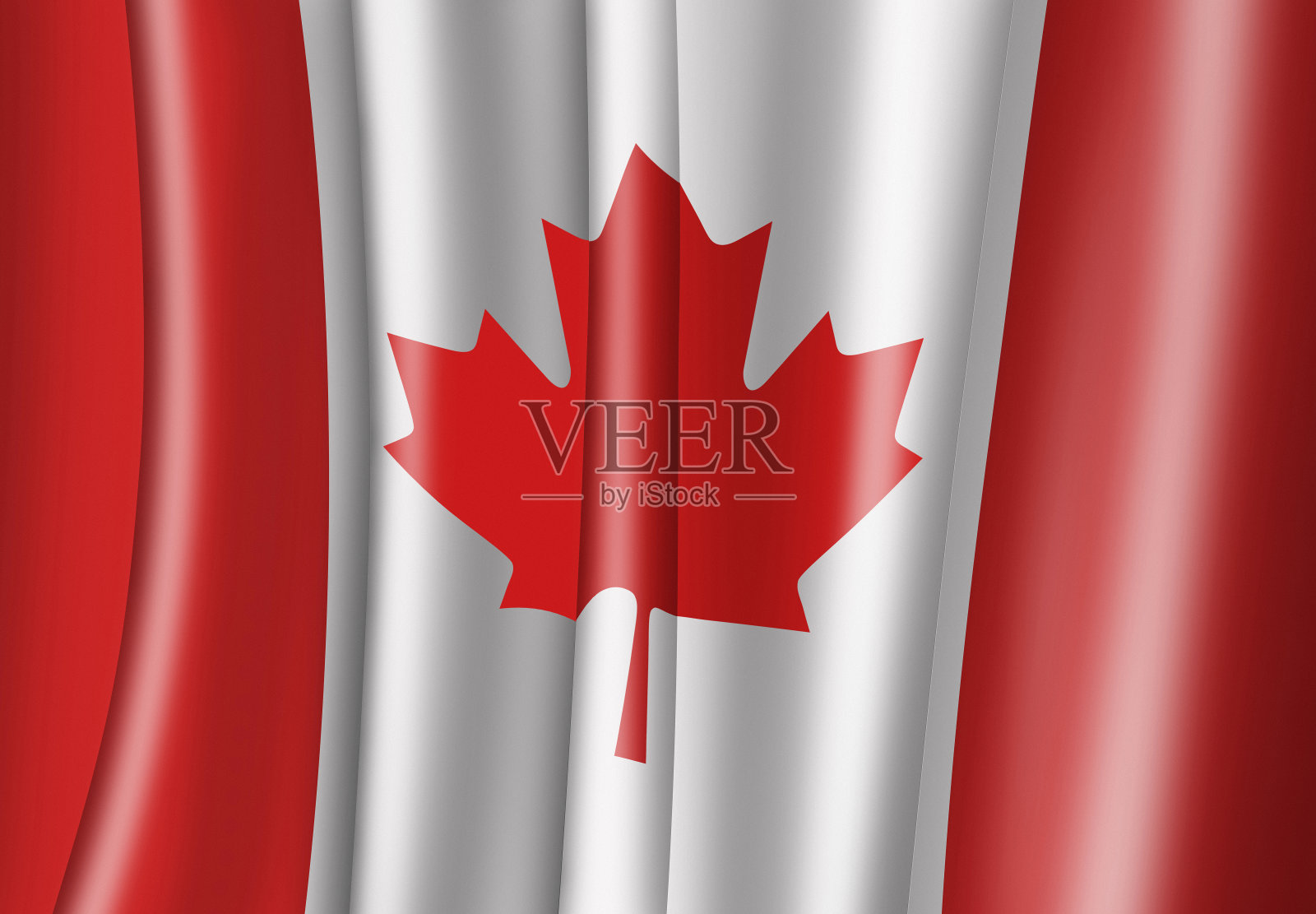 加拿大国旗的加拿大插图插画图片素材