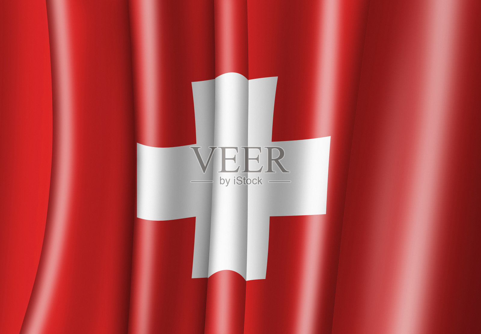 瑞士国旗的瑞士插图插画图片素材