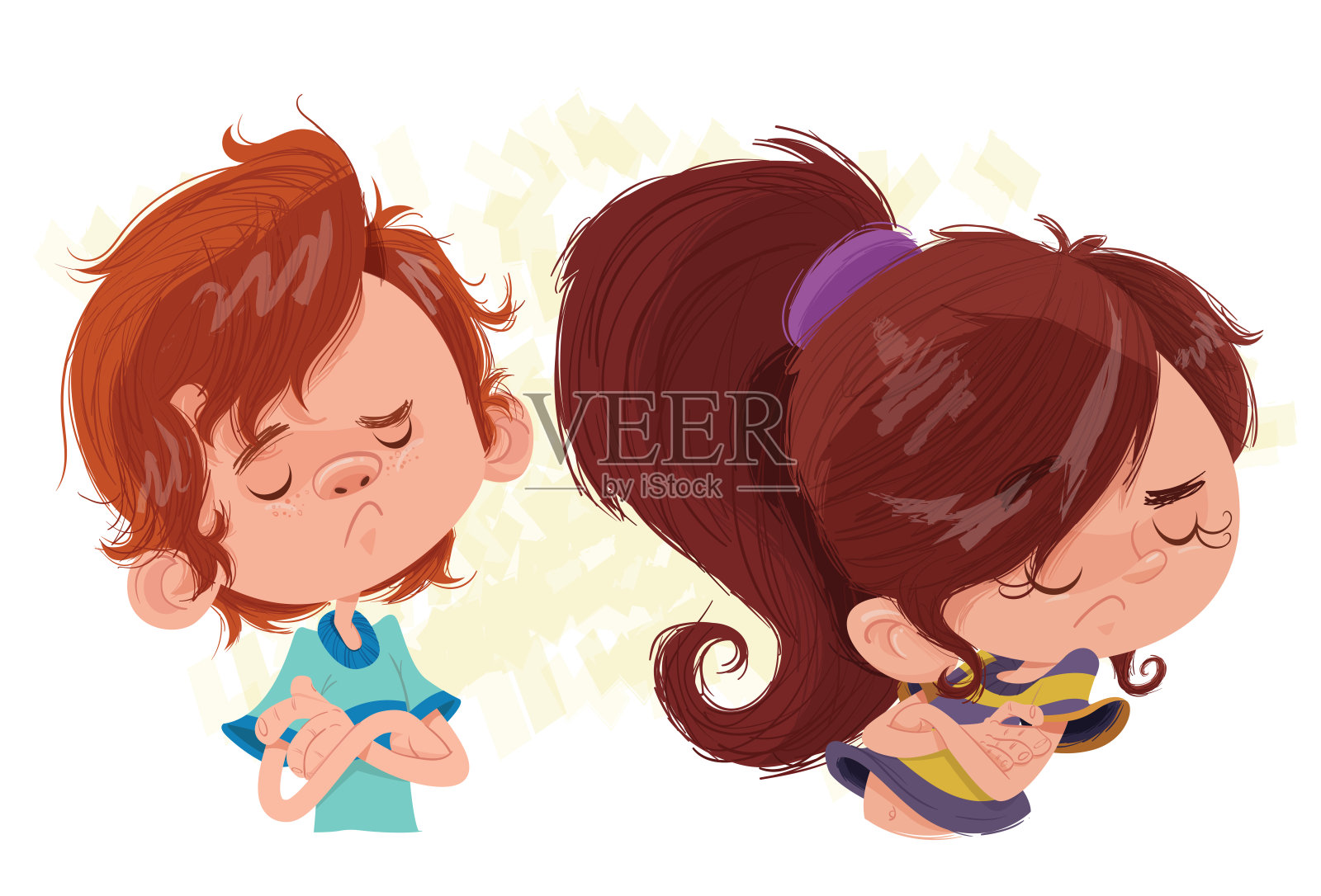 孩子们表示设计元素图片