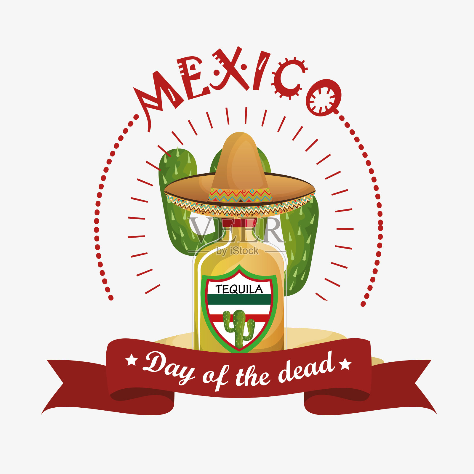 亡灵节插画图片素材