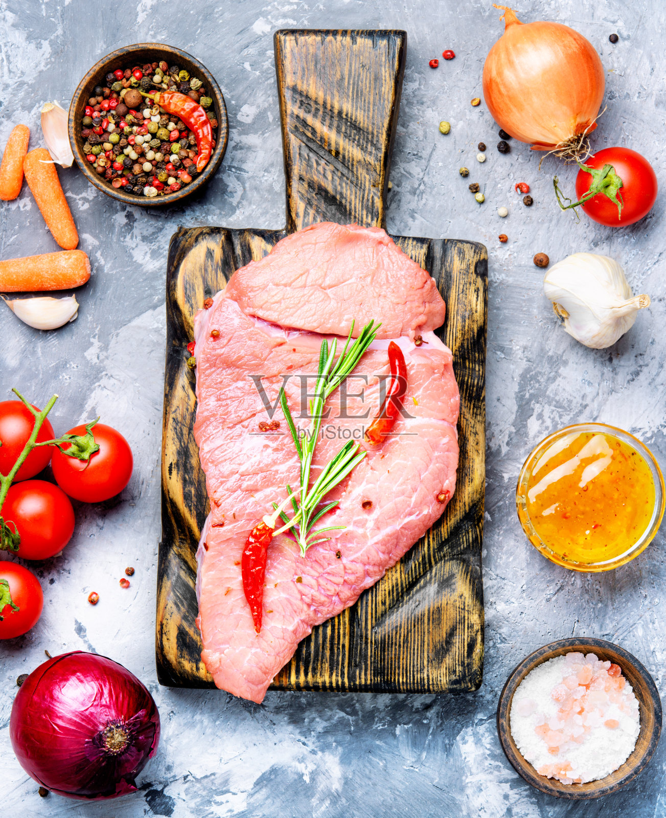 生牛肉肉照片摄影图片