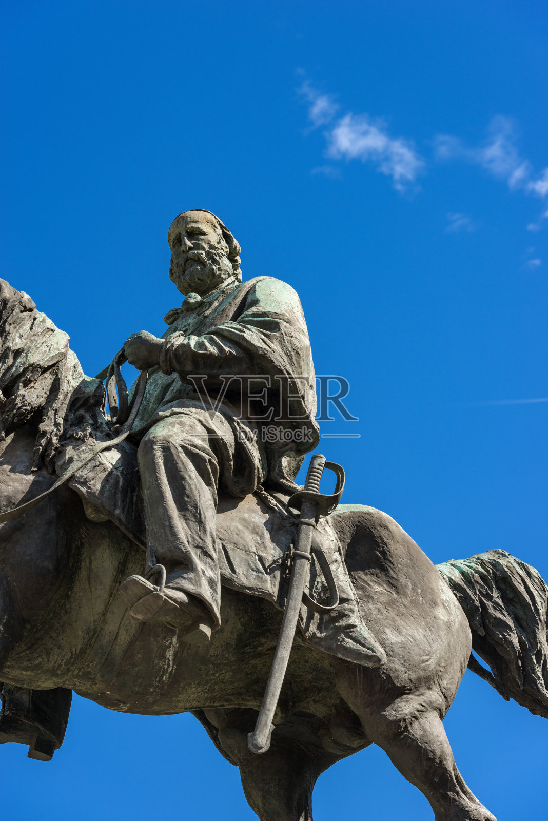 朱塞佩·加里波第，维罗纳·意大利照片摄影图片