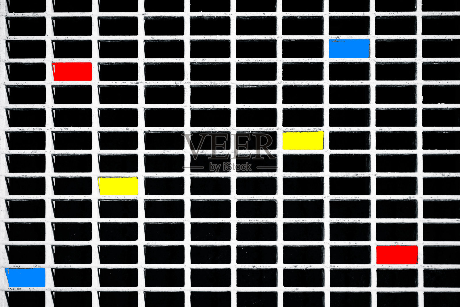 白色金属网格矩形形状照片摄影图片