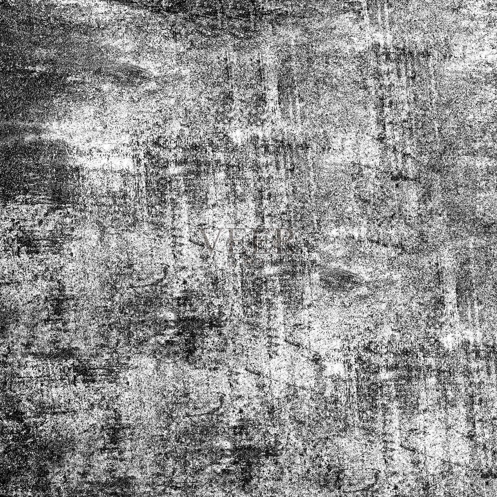 垃圾背景黑白抽象灰尘，裂缝，污渍照片摄影图片