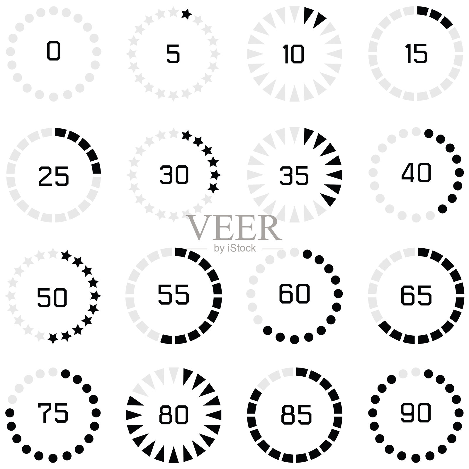 加载图标设置插画图片素材