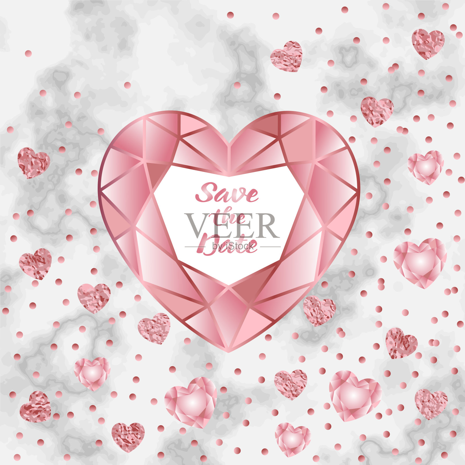 保存日期卡设计模板素材