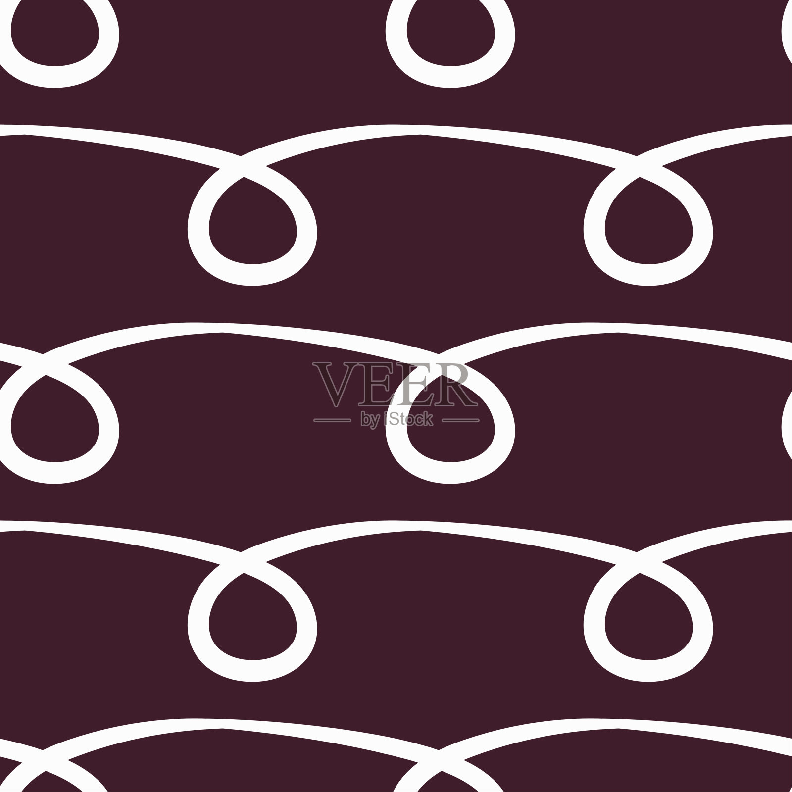 抽象的无缝模式。栗色和白色背景的纺织品和织物插画图片素材