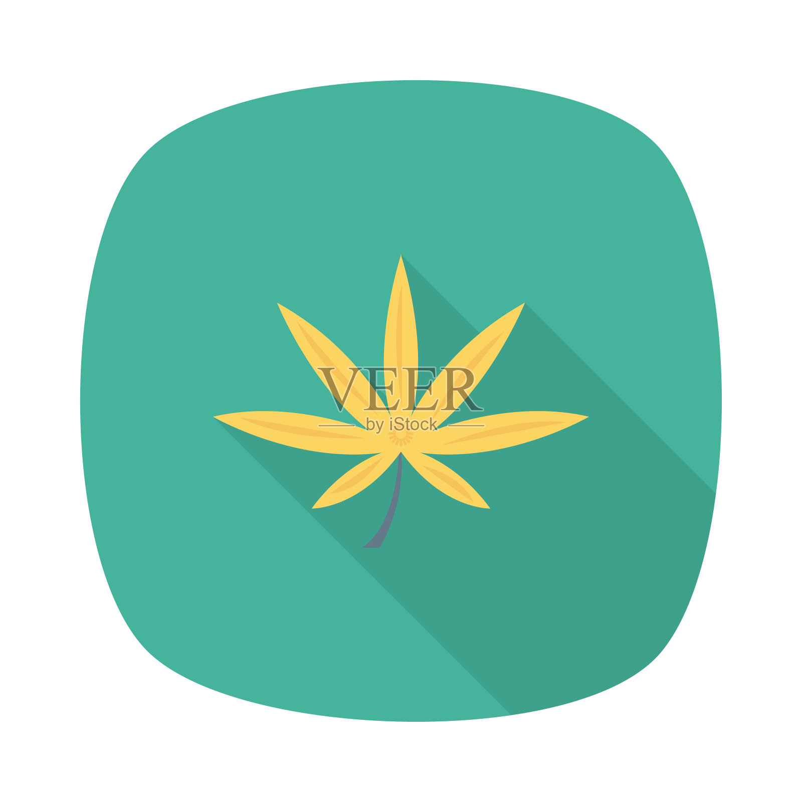 叶插画图片素材