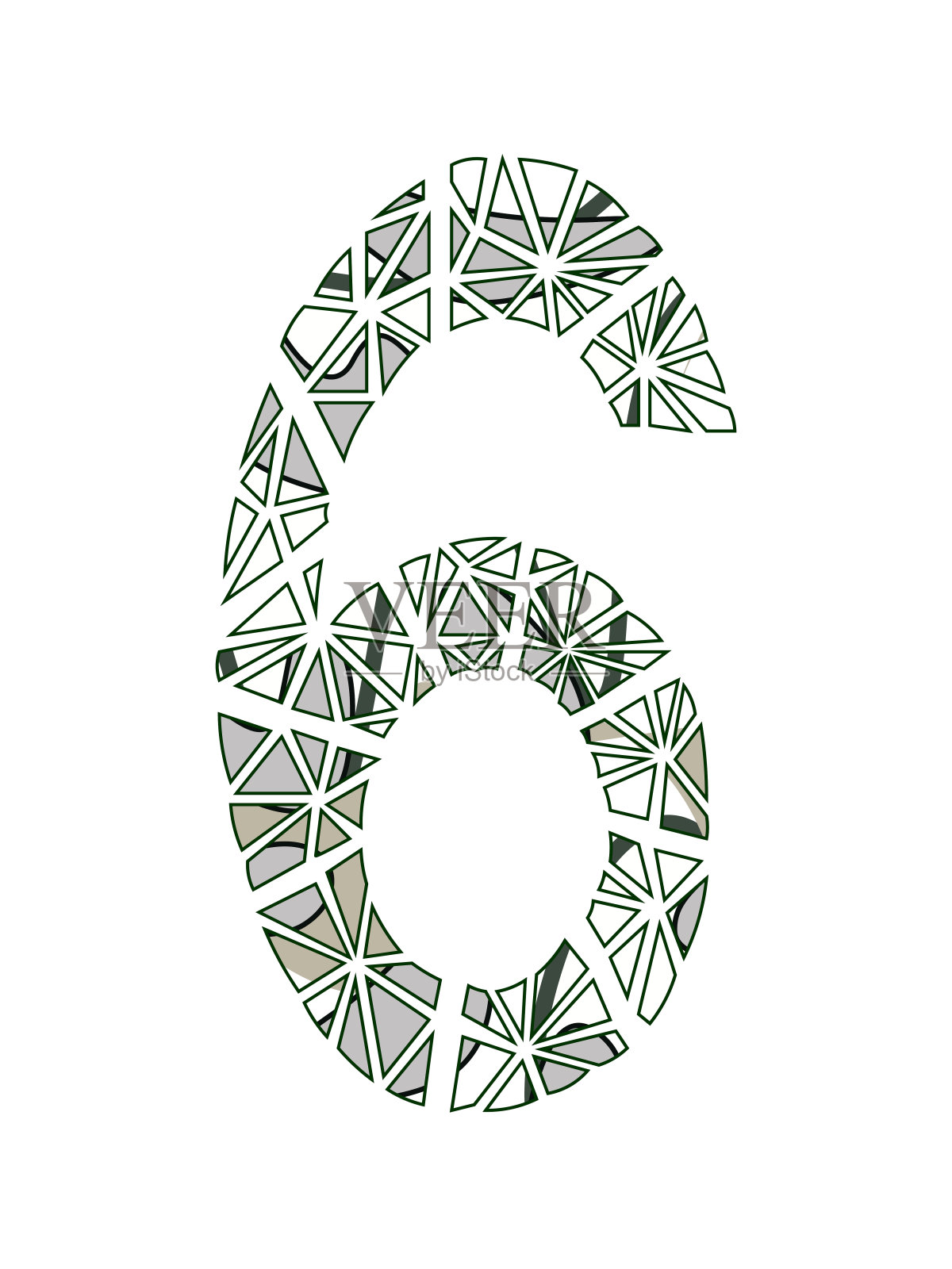 6号。设计。插画图片素材