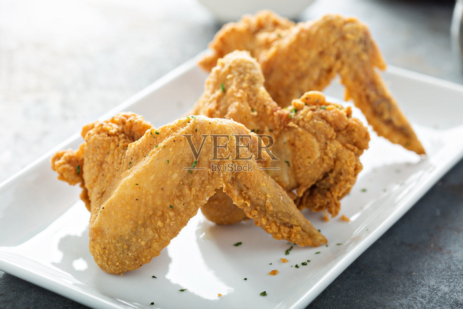 炸鸡翅照片摄影图片