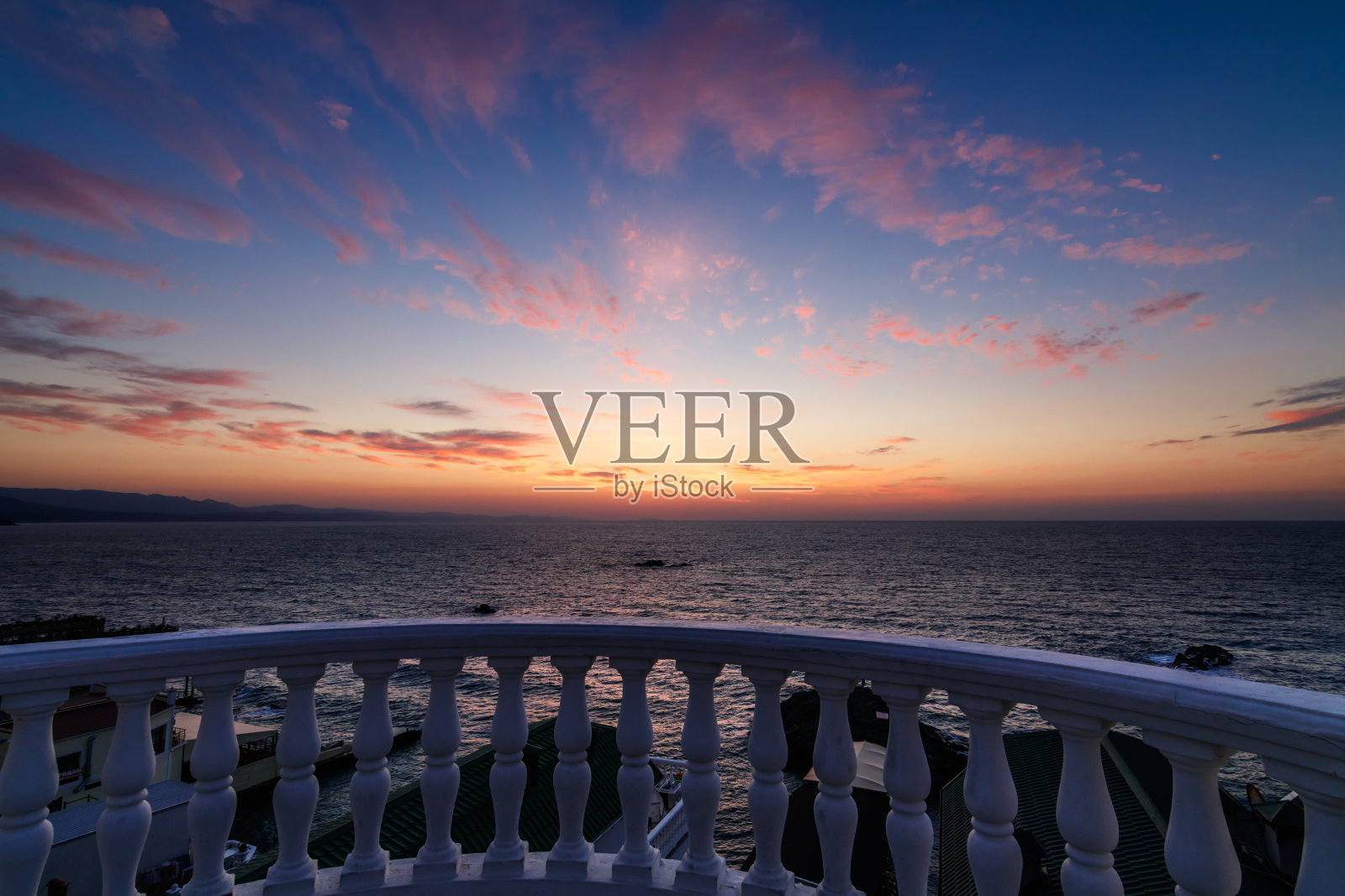 黑海海岸的黎明照片摄影图片