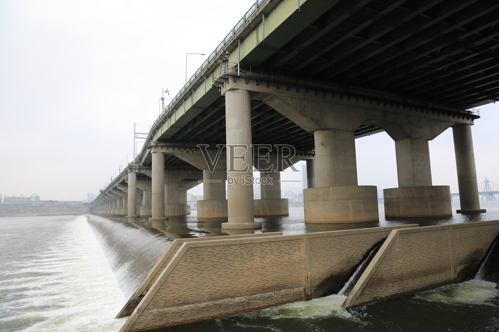韩国首尔主美桥城市风光照片摄影图片