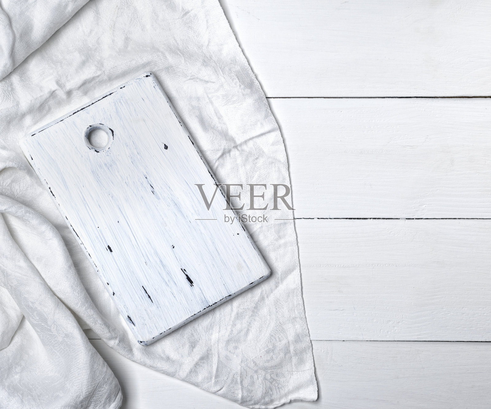 长方形白色切菜板照片摄影图片