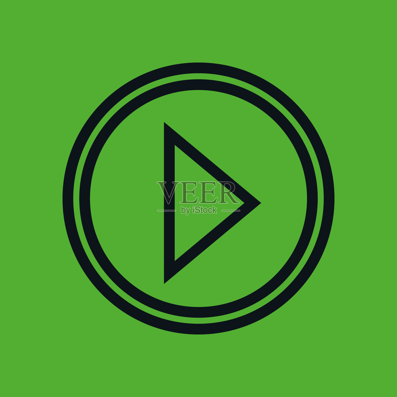 播放按钮独立图标设计元素图片