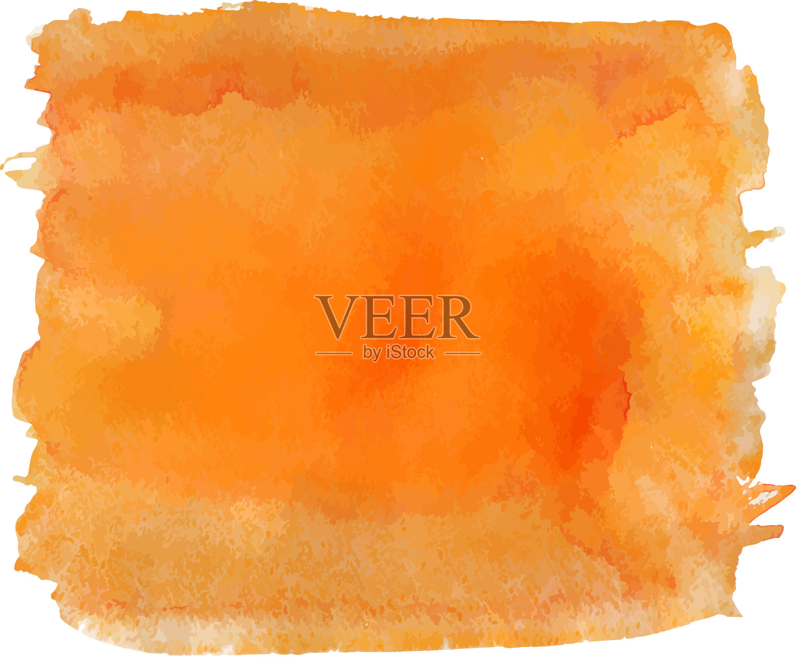 橙色水彩矢量背景插画图片素材
