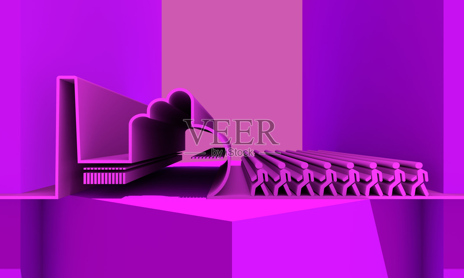 工厂的轮廓照片摄影图片