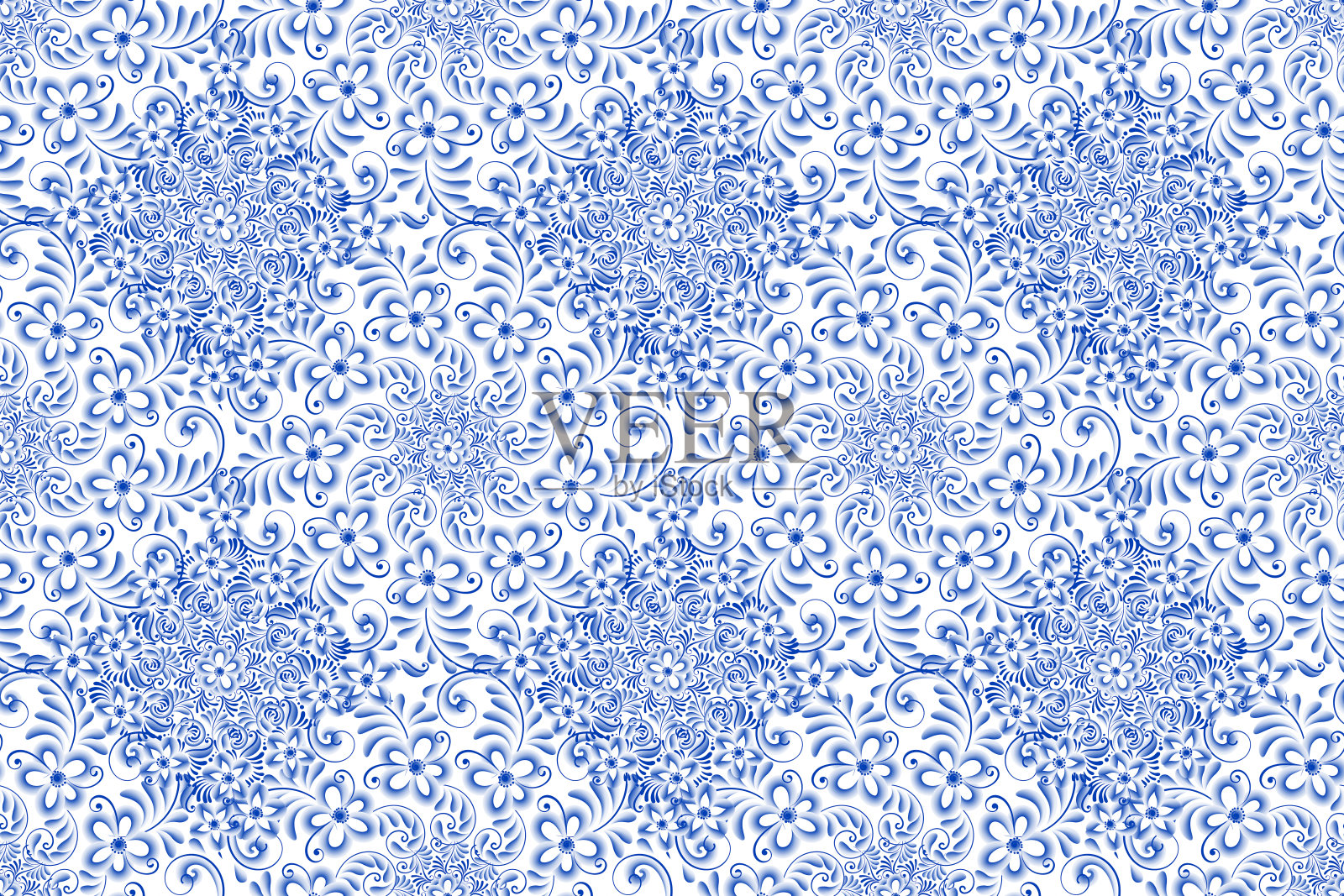 俄罗斯传统装饰风格插画图片素材