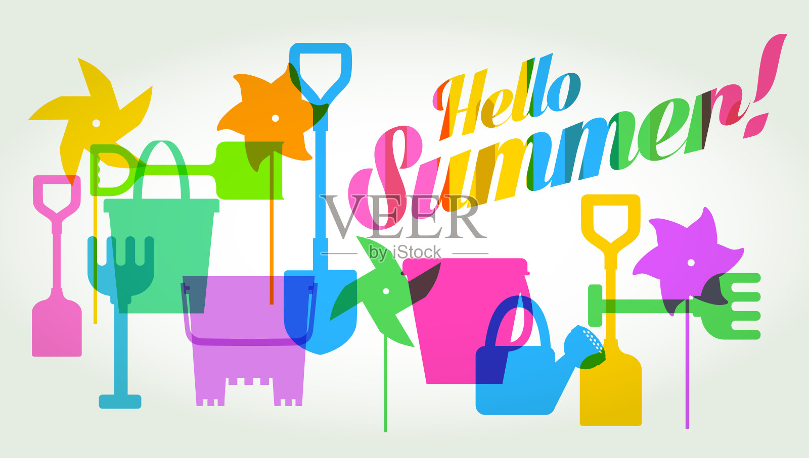 海滩及假日横幅插画图片素材