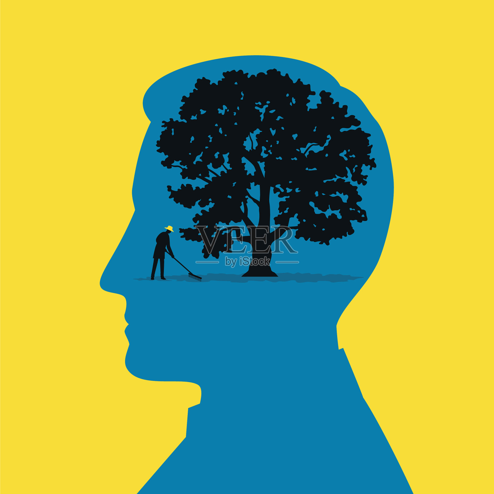 心理健康的例子插画图片素材