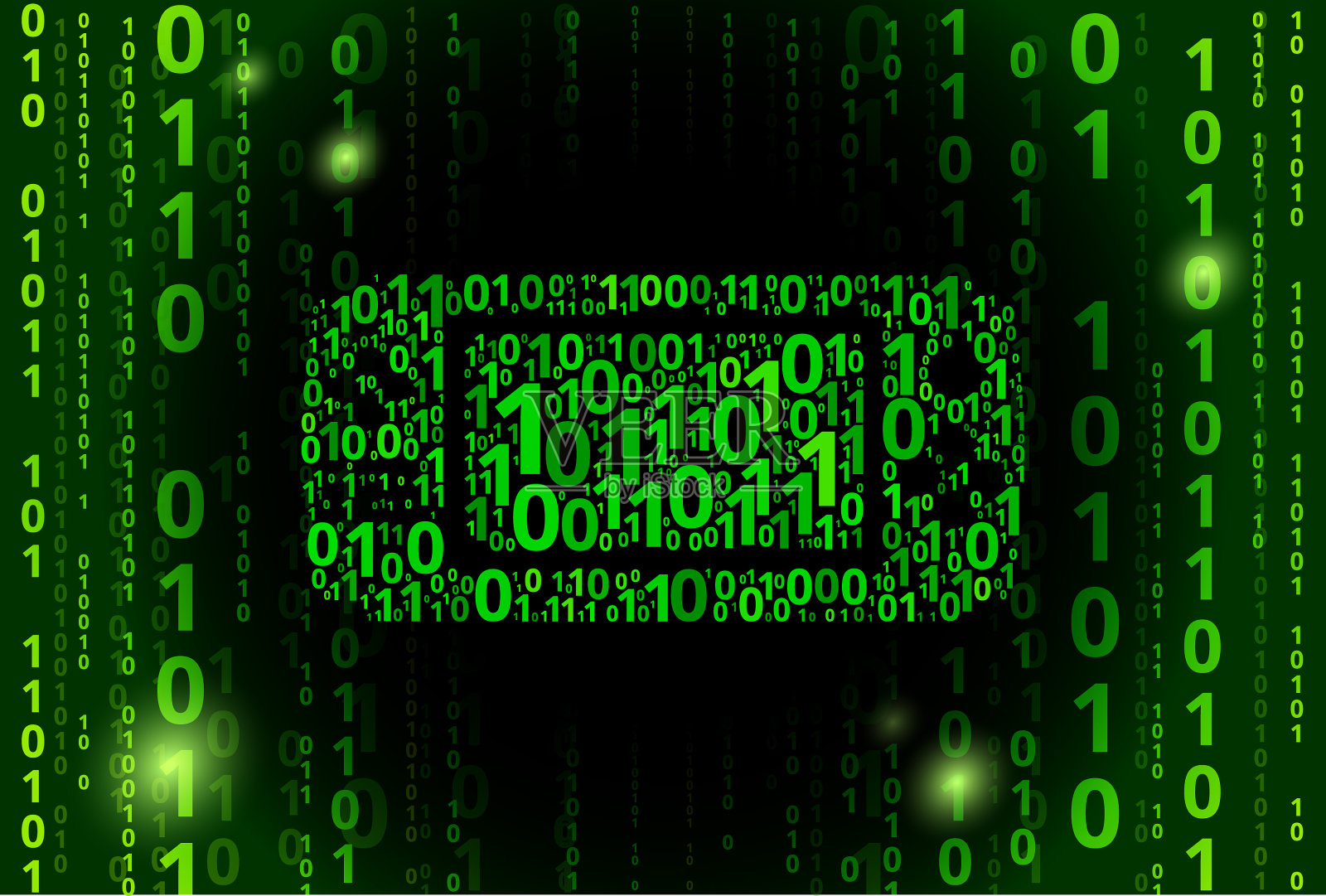 游戏控制器二进制代码矢量模式背景插画图片素材