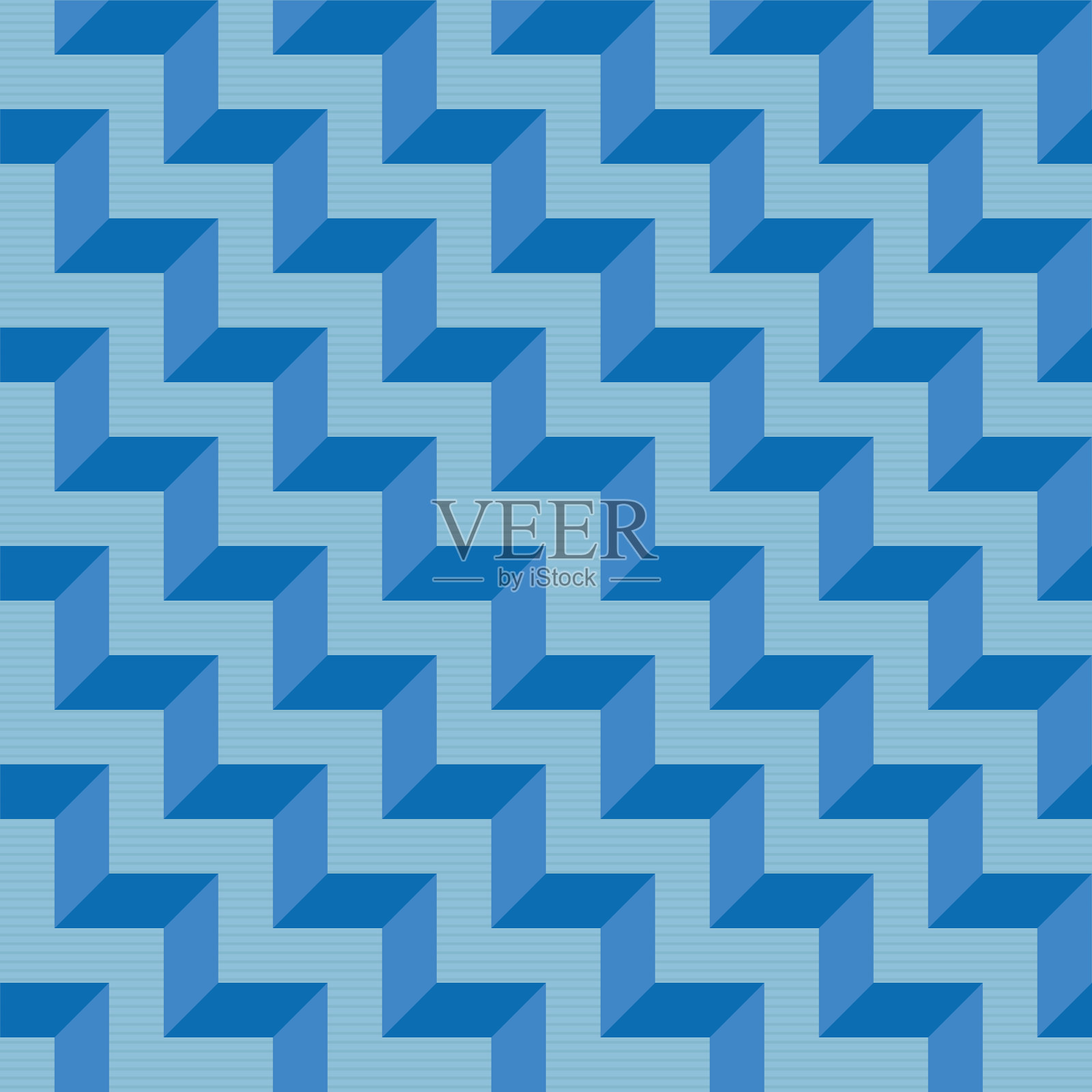 抽象几何无缝图案插画图片素材