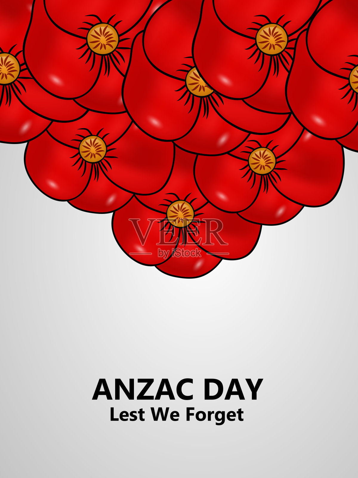 澳纽军团日的背景插图插画图片素材